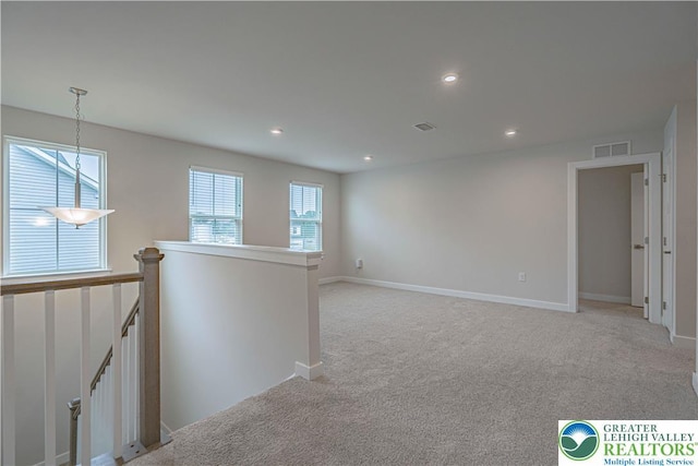 3610 Sweet Meadow Ct, Macungie Boro, PA 18062 - spare room with light carpet and recessed lighting