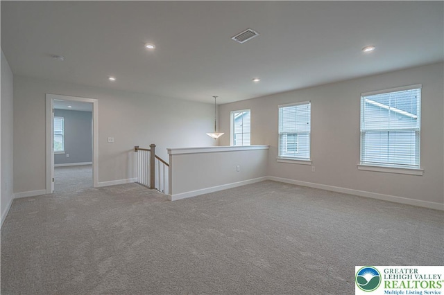 3610 Sweet Meadow Ct, Macungie Boro, PA 18062 - spare room featuring carpet and recessed lighting