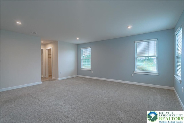 3610 Sweet Meadow Ct, Macungie Boro, PA 18062 - unfurnished room featuring recessed lighting and light colored carpet