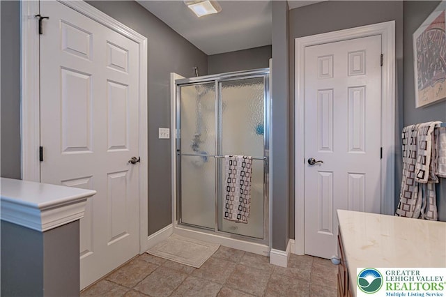 6532 Forest Knoll Ct, Upper Macungie Twp, PA 18106 - bathroom featuring a shower stall