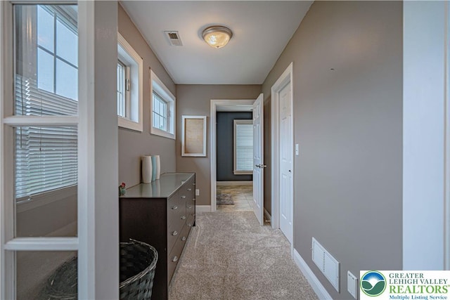 6532 Forest Knoll Ct, Upper Macungie Twp, PA 18106 - corridor with light colored carpet and baseboards