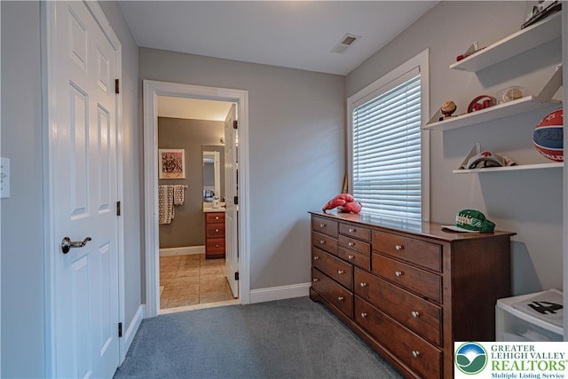 6532 Forest Knoll Ct, Upper Macungie Twp, PA 18106 - carpeted bedroom with baseboards and ensuite bath