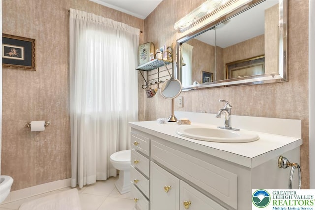 2730 Chew St, Allentown City, PA 18104 - full bathroom featuring vanity and tile patterned flooring