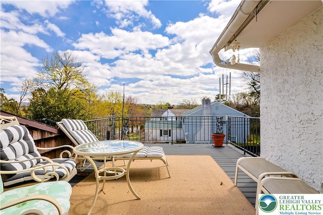 2730 Chew St, Allentown City, PA 18104 - view of wooden terrace