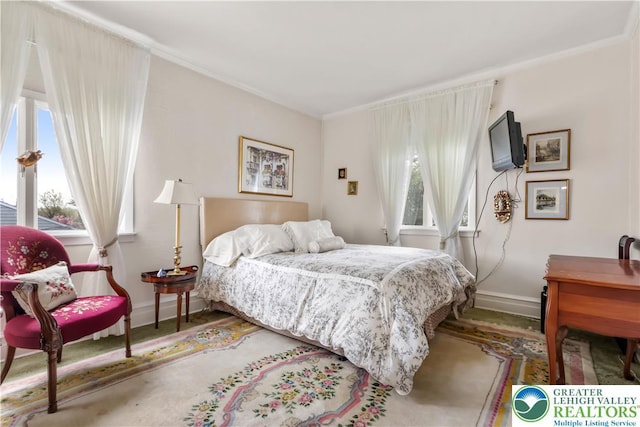 2730 Chew St, Allentown City, PA 18104 - bedroom with multiple windows and crown molding