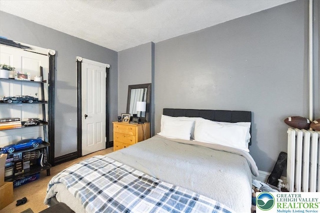 519 N 8th St, Allentown City, PA 18102 - bedroom with radiator heating unit