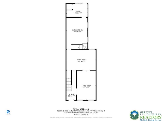 519 N 8th St, Allentown City, PA 18102 - view of floor plan / room layout