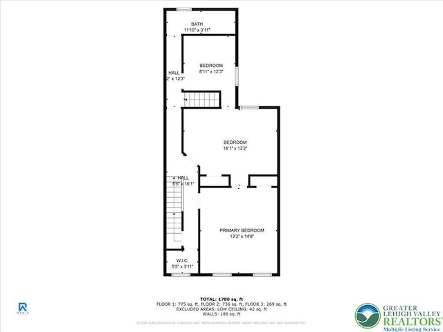 519 N 8th St, Allentown City, PA 18102 - view of floor plan / room layout