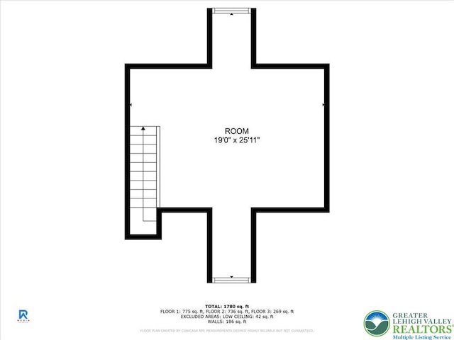 519 N 8th St, Allentown City, PA 18102 - view of room layout