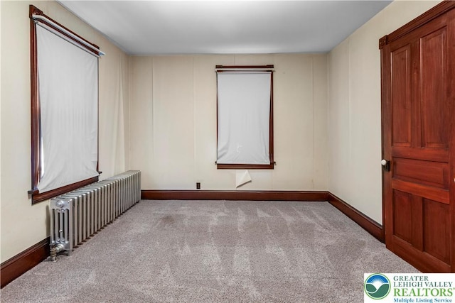 170 S Whitfield St, Nazareth Boro, PA 18064 - spare room with radiator heating unit and carpet flooring