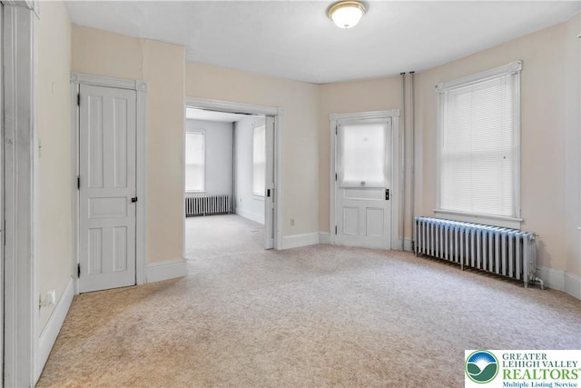 170 S Whitfield St, Nazareth Boro, PA 18064 - carpeted spare room featuring radiator heating unit