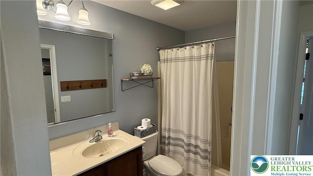 102 Gray Dr, Allen Twp, PA 18067 - full bathroom featuring vanity and shower / tub combo with curtain