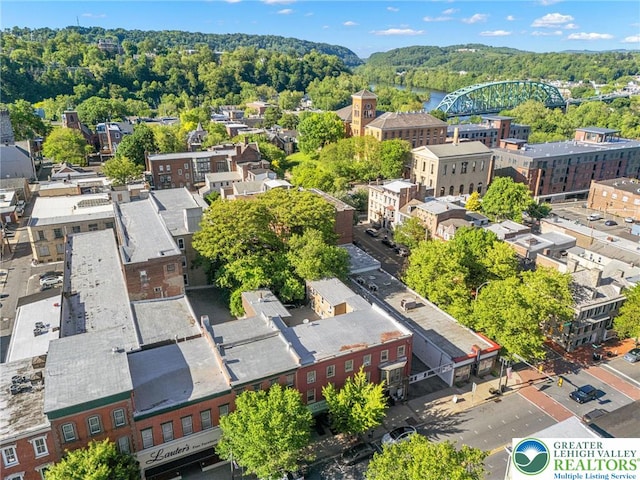 209 Northampton St, Easton, PA 18042 - aerial view of a notable bridge and a large body of water