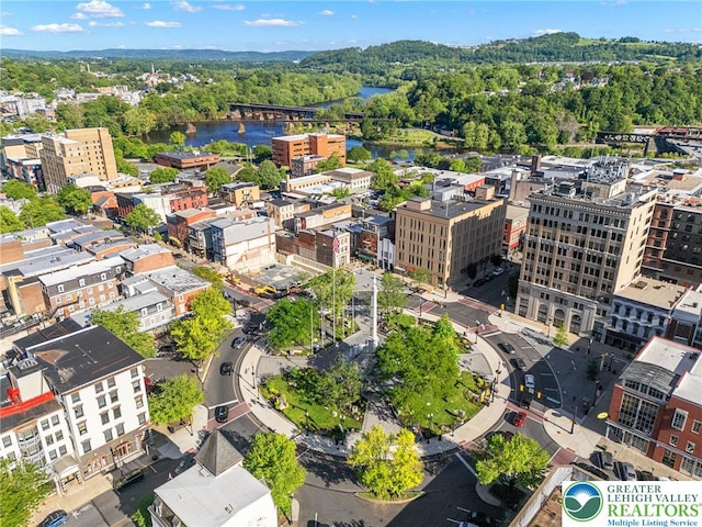 209 Northampton St, Easton, PA 18042 - aerial view of a large body of water and a notable bridge