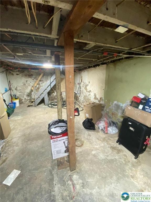 522 N Jordan St, Allentown City, PA 18102 - view of unfinished basement