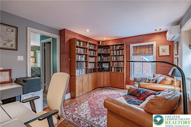 407 N 8th St, Allentown City, PA 18102 - office with a wall unit AC and recessed lighting