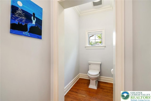2051 Forge Run, Bethlehem City, PA 18015 - bathroom with crown molding and wood finished floors