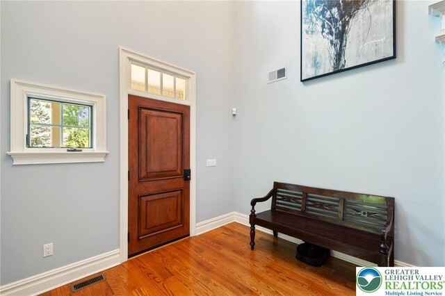 2051 Forge Run, Bethlehem City, PA 18015 - foyer entrance featuring baseboards and wood finished floors