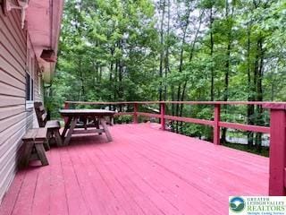 3641 Sequoia Dr, Middle Smithfield Twp, PA 18302 - view of wooden deck