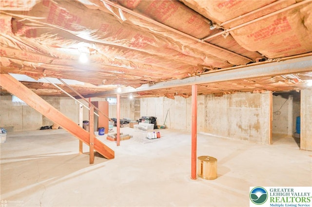 3609 Erie St, Palmer Twp, PA 18045 - view of unfinished below grade area