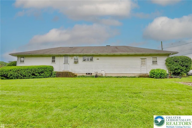 3609 Erie St, Palmer Twp, PA 18045 - rear view of house featuring a lawn