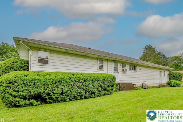 3609 Erie St, Palmer Twp, PA 18045 - rear view of property featuring a lawn and cooling unit