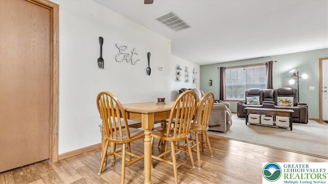 3954 Cedar Dr, Lehigh Twp, PA 18088 - dining room with light wood-type flooring