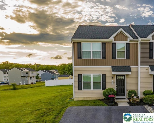 403 Lock Dr, Allen Twp, PA 18067 - view of property with a residential view and roof with shingles