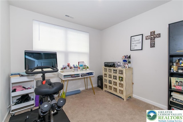 403 Lock Dr, Allen Twp, PA 18067 - office space with baseboards and carpet flooring
