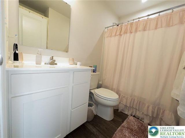 403 Lock Dr, Allen Twp, PA 18067 - full bathroom with wood finished floors and vanity
