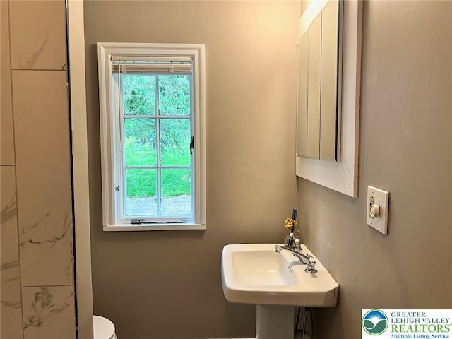 737 Frost Hollow Rd, Easton, PA 18040 - bathroom featuring toilet and a sink