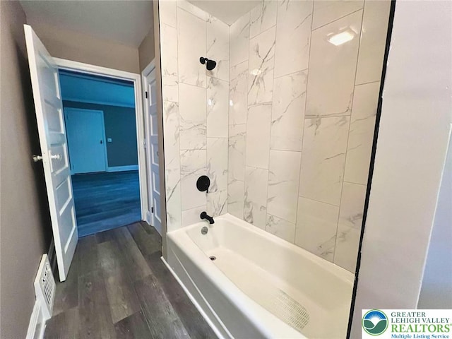 737 Frost Hollow Rd, Easton, PA 18040 - full bathroom featuring wood finished floors and shower / tub combination