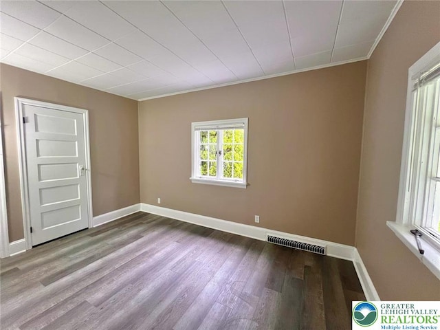 737 Frost Hollow Rd, Easton, PA 18040 - empty room featuring crown molding and wood finished floors