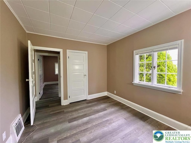 737 Frost Hollow Rd, Easton, PA 18040 - empty room with dark wood finished floors and baseboards