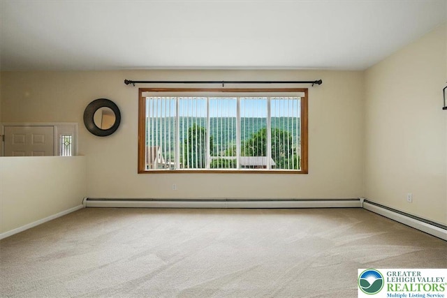 627 Columbia Ave, Palmerton Boro, PA 18071 - unfurnished room with carpet and baseboard heating