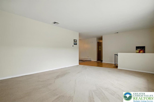627 Columbia Ave, Palmerton Boro, PA 18071 - carpeted empty room featuring baseboards