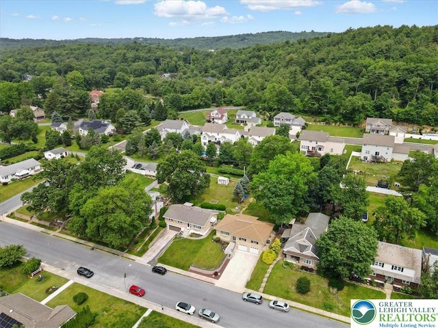 627 Columbia Ave, Palmerton Boro, PA 18071 - aerial perspective of suburban area featuring a forest