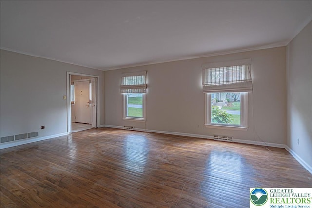 1265 Clearview Cir, Lower Macungie Twp, PA 18103 - unfurnished room with crown molding and wood finished floors