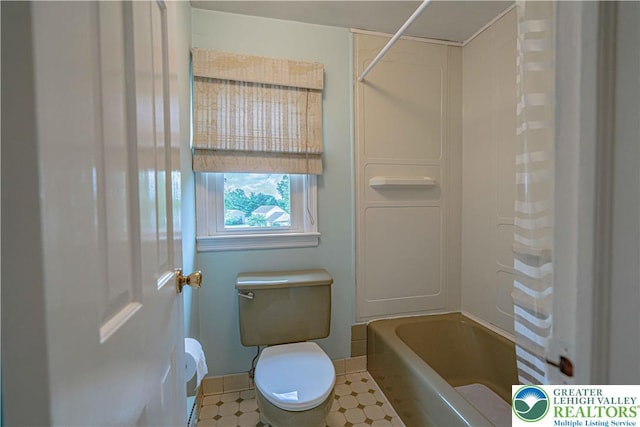 1265 Clearview Cir, Lower Macungie Twp, PA 18103 - full bathroom with toilet and shower / tub combination