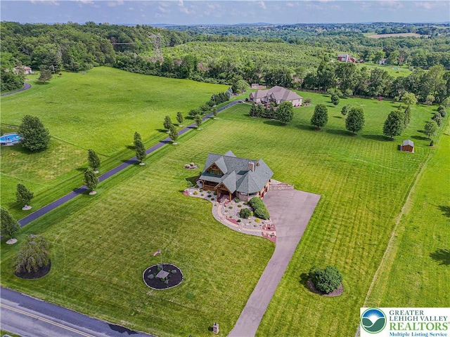 379 Meyer Rd, Bushkill Twp, PA 18064 - drone / aerial view of a forest