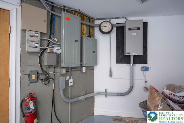 379 Meyer Rd, Bushkill Twp, PA 18064 - utility room with electric panel