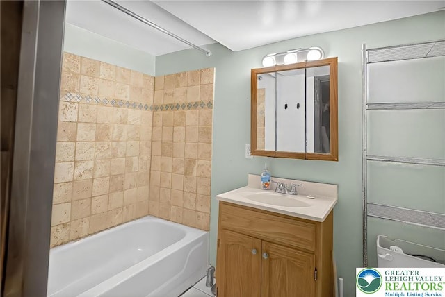 815 Summit Ave, Prospect Park, PA 19076 - bathroom with vanity and shower / tub combination