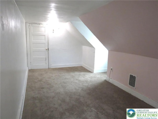 2206 Forest St, Wilson Boro, PA 18042 - additional living space with carpet floors and lofted ceiling