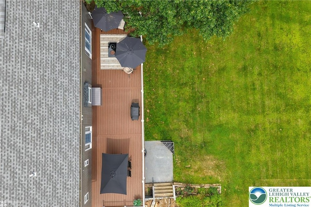 1925 Peach Tree Ln, Lower Saucon Twp, PA 18015 - view from above of property