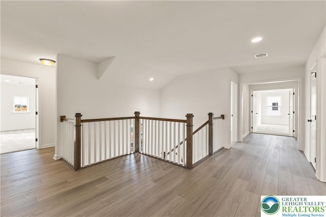 1901 Meadows Rd, Lower Saucon Twp, PA 18015 - hallway featuring an upstairs landing, light wood-style flooring, healthy amount of natural light, and recessed lighting