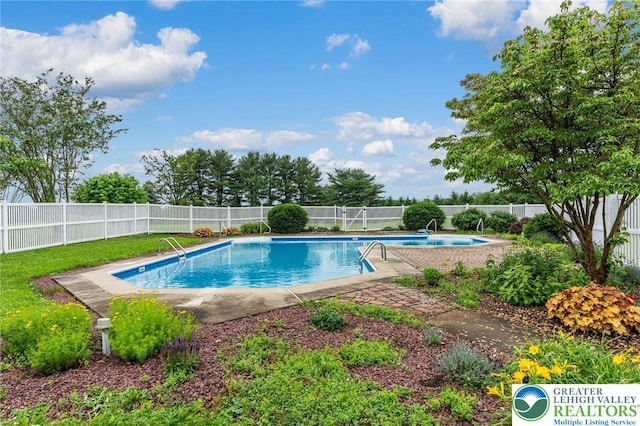 1151 Marfield Dr, Bushkill Twp, PA 18064 - view of swimming pool with a fenced backyard
