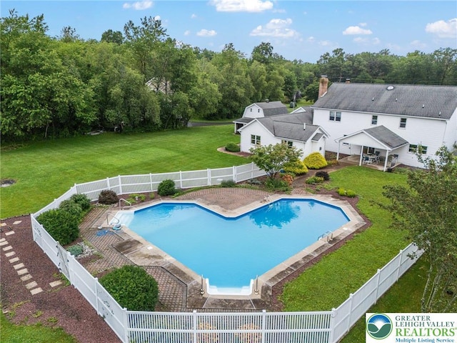 1151 Marfield Dr, Bushkill Twp, PA 18064 - view of pool featuring a fenced backyard