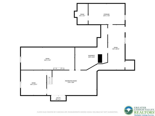 1151 Marfield Dr, Bushkill Twp, PA 18064 - view of property floor plan