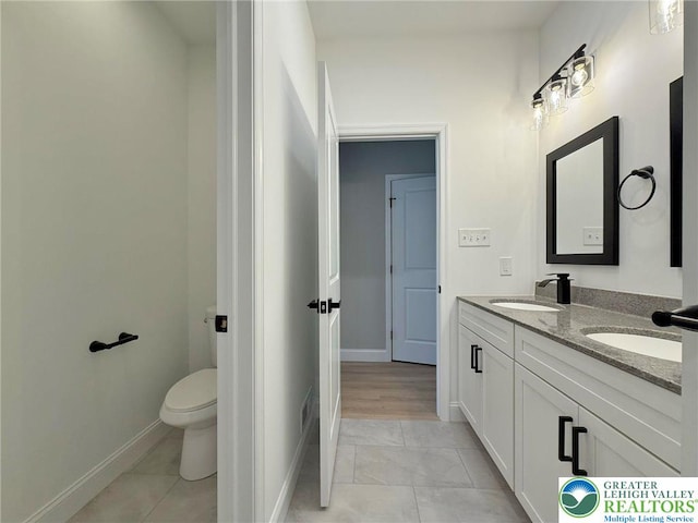 3631 Oak Ridge Dr, Washington Twp, PA 18080 - bathroom featuring double vanity and tile patterned floors