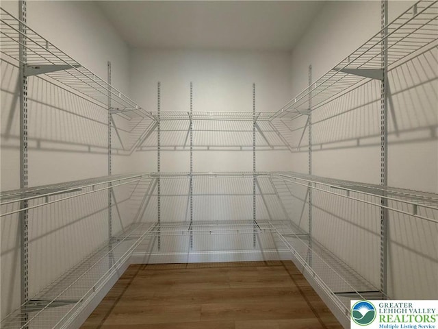 3631 Oak Ridge Dr, Washington Twp, PA 18080 - walk in closet featuring wood finished floors
